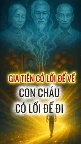 Gia Tiên có lối về con cháu có lối để đi #tamlinh 