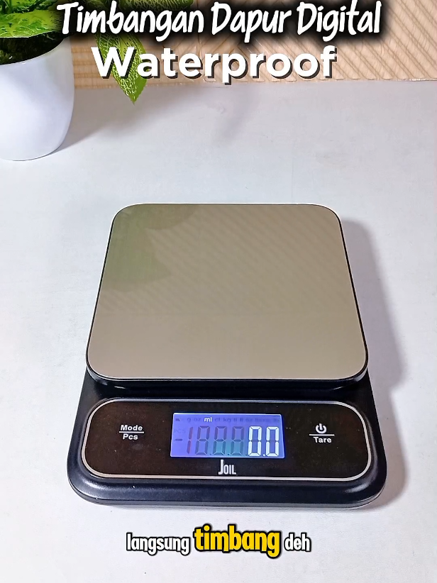Joil Timbangan Dapur Digital Waterproof #joil #joiltimbangandapurdigital #timbangandapurwaterproof 