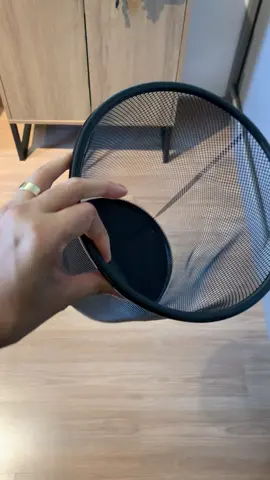 Cesto de metal perfeito para escritório!! #escritorio #cesto #organizacao #tiktok #tiktokshop 