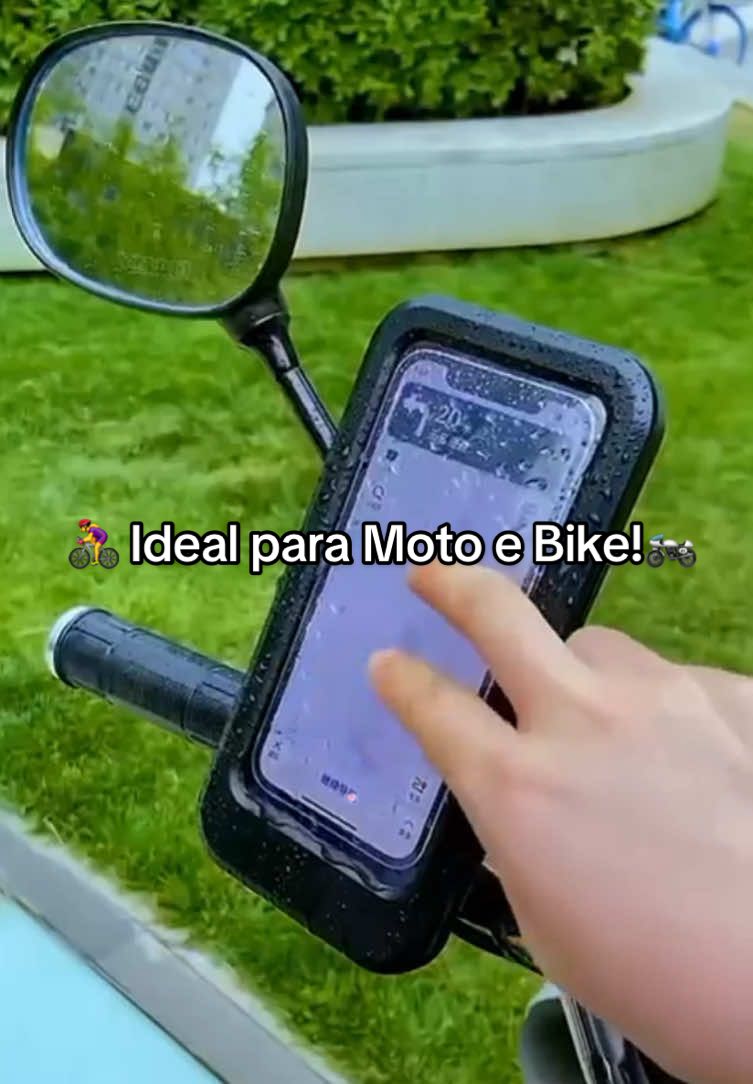 🚴‍♂️ Proteção total pro seu celular, até debaixo d’água! Use GPS, atenda chamadas e curta suas músicas sem se preocupar! 👉 Gira 360º, encaixa firme e é compatível com vários modelos. Ideal pra quem ama aventura sobre duas rodas! . #suportedecelular #motolovers #bikebrasil #gadget #tiktokshopbrasil #tiktokshop #bike #moto #acessorios 