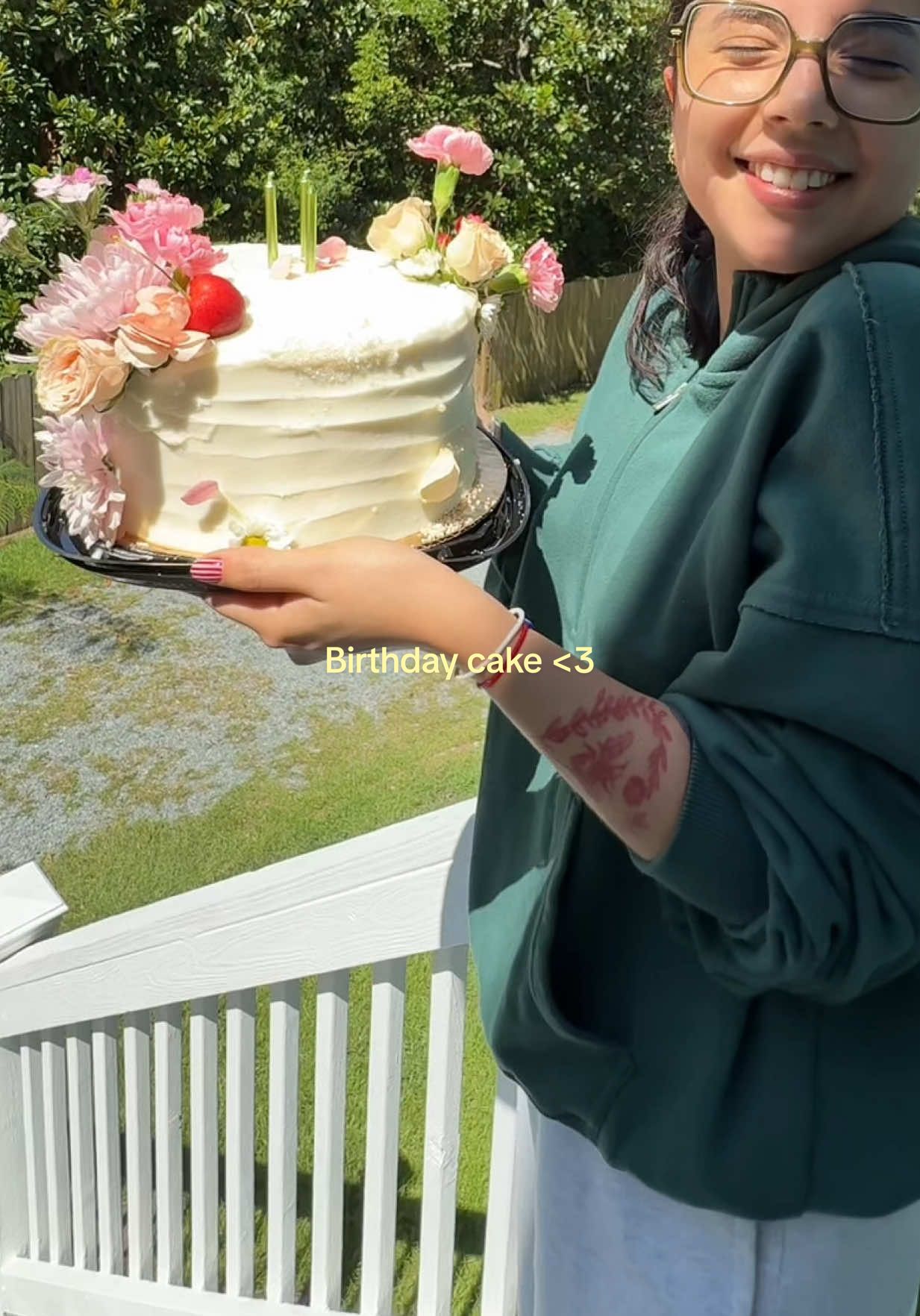 Amé como quedó y lo fácil que fué hacerlo🌺🌼🌸🌻🌷 #birthdaycake #inspo #wilmingtonnc #birthdaygirl 