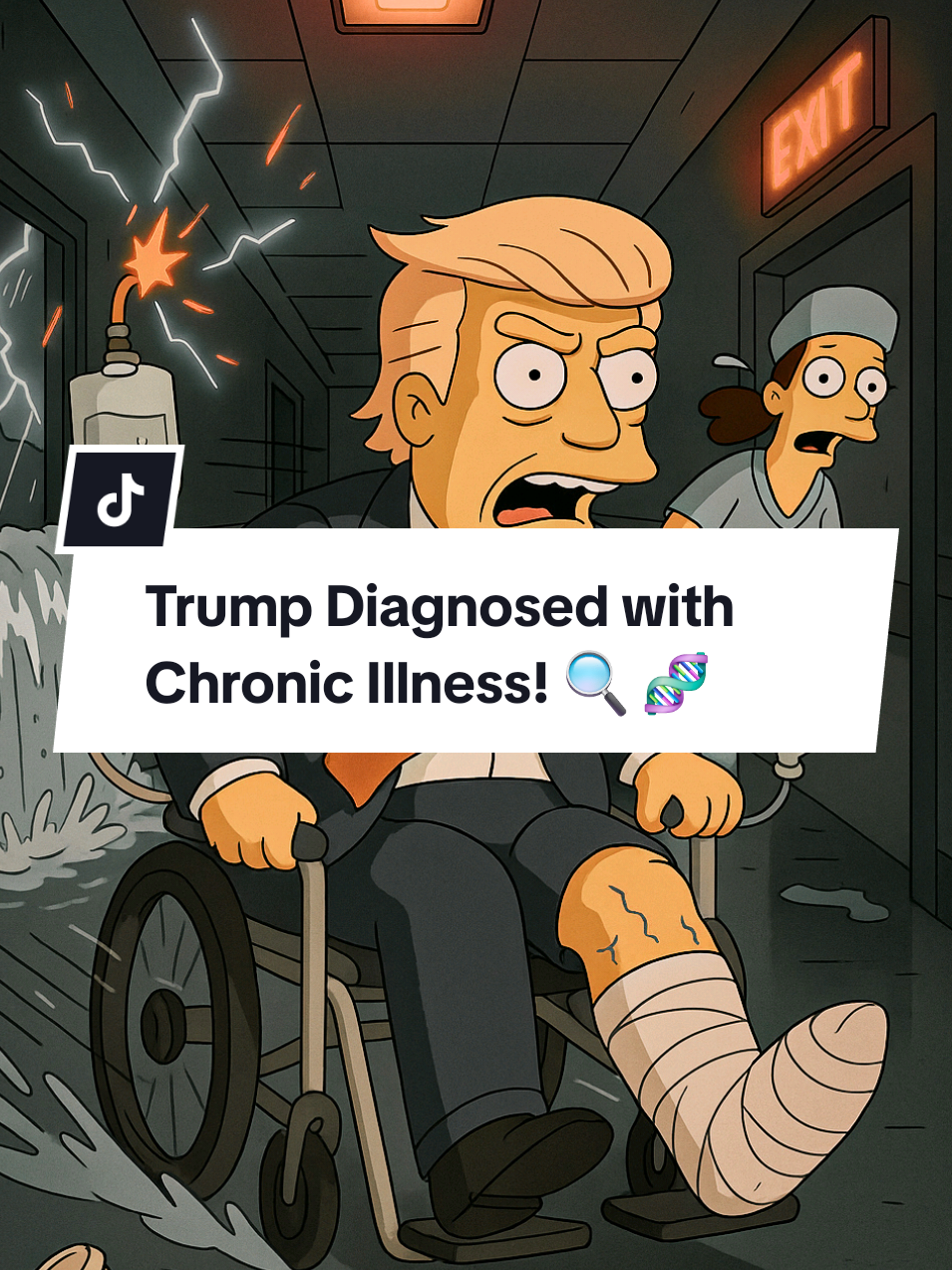 🚨 Donald Trump is diagnosed with a chronic illness! He’s suffering from chronic venous insufficiency - a condition that causes leg swelling, vein damage, and bruising 🧬 The Simpsons predicted it years ago! 📺  Let me know what you think in the comments! 👇 ⚠️ Disclaimer: This video is for entertainment purposes only and is based on public reports and fictional content from The Simpsons. #PresidentTrump #trump #chronicillness #health #chronicvenousinsufficiency #medicalcondition #maga #politics #Diagnosis #Viral #simpsonspredictions #2025prediction #bartsimpson #homersimpson #lisasimpson #margesimpson #maggiesimpson #foryou #mysterytok #mysteriousfacts #mysteries #darksecret #hiddentruth #unsolved #simpsons2025 #simpsonsclips #usa🇺🇸 #usa🇺🇸tiktok #unitedstates #usa_tiktok #simpson #simpsons #fyp #foryourpage #vira #prediction