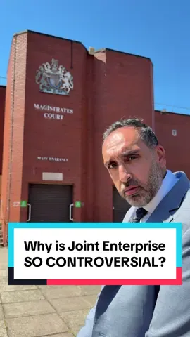 Why is Joint Enterprise so controversial as a law in the UK? 🇬🇧 Commonly nicknamed ‘Guilt by Association’ this law has a dark truth…👀 #fyp #attiqmalik #law #lawyer #lawyersoftiktok #crime #police #guilty #notguilty #jointenterprise #uklaw #criminaldefenselawyer 