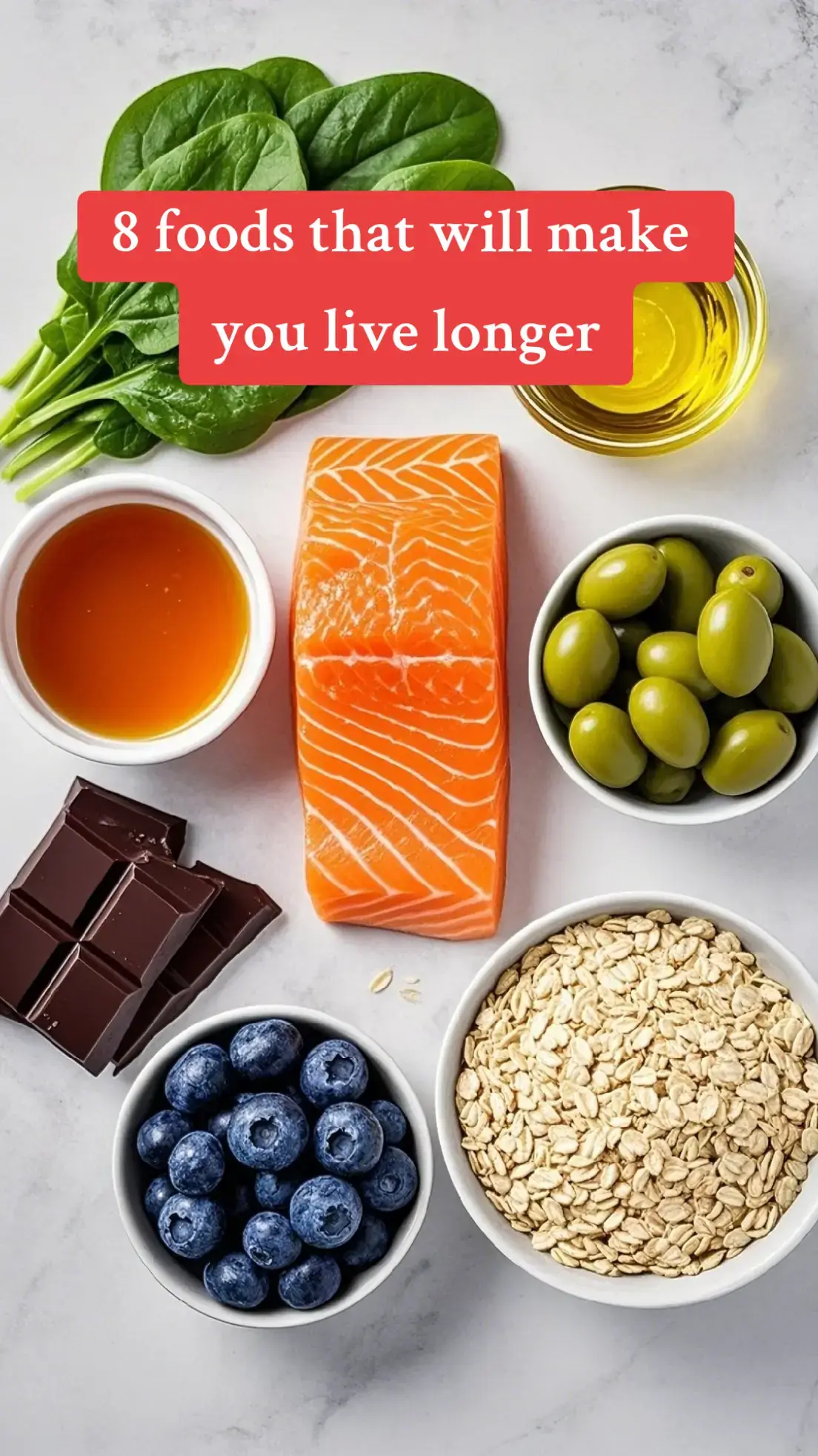 8 foods that will make you live longer #superfood #health #healthfood #fyp #foruyou #uktiktok🇬🇧uk 
