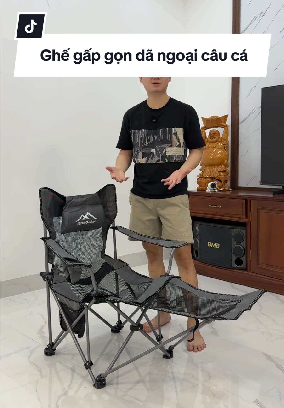 Ghế gấp gọn dã ngoại câu cá