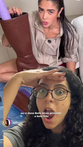 Eae, deixo só o bico marrom ou pinto ela toda???  #scapim #pintandosapato 