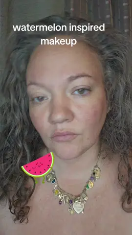#watermelon #watermelonsugar #watermelonmakeup #creativemakeup #brightmakeup #2016makeup #makeupover40 #makeuptransition #summermakeup 