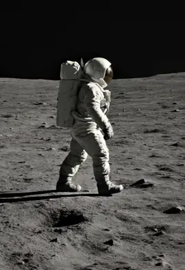 Spaceman walking on the moon #ai #cool #viral 