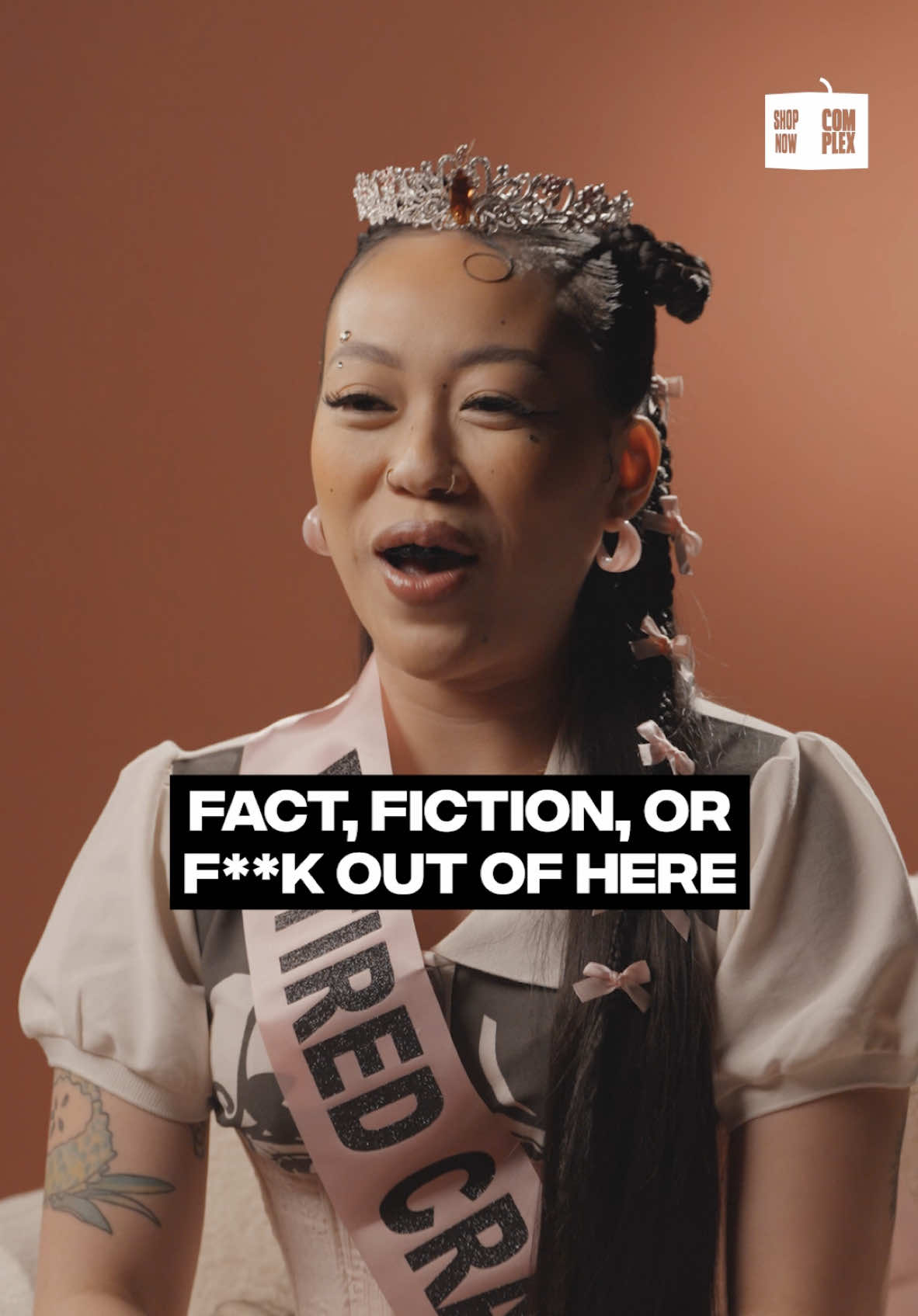 SHOW US THE MEME PAGE 😭  Sailorr debunks all the misconceptions and unveils her lore in a game of ‘Fact, Fiction, or F*ck Outta Here.’ 🎀 #sailorr #pookiesrequiem #fromfloridasfinest 