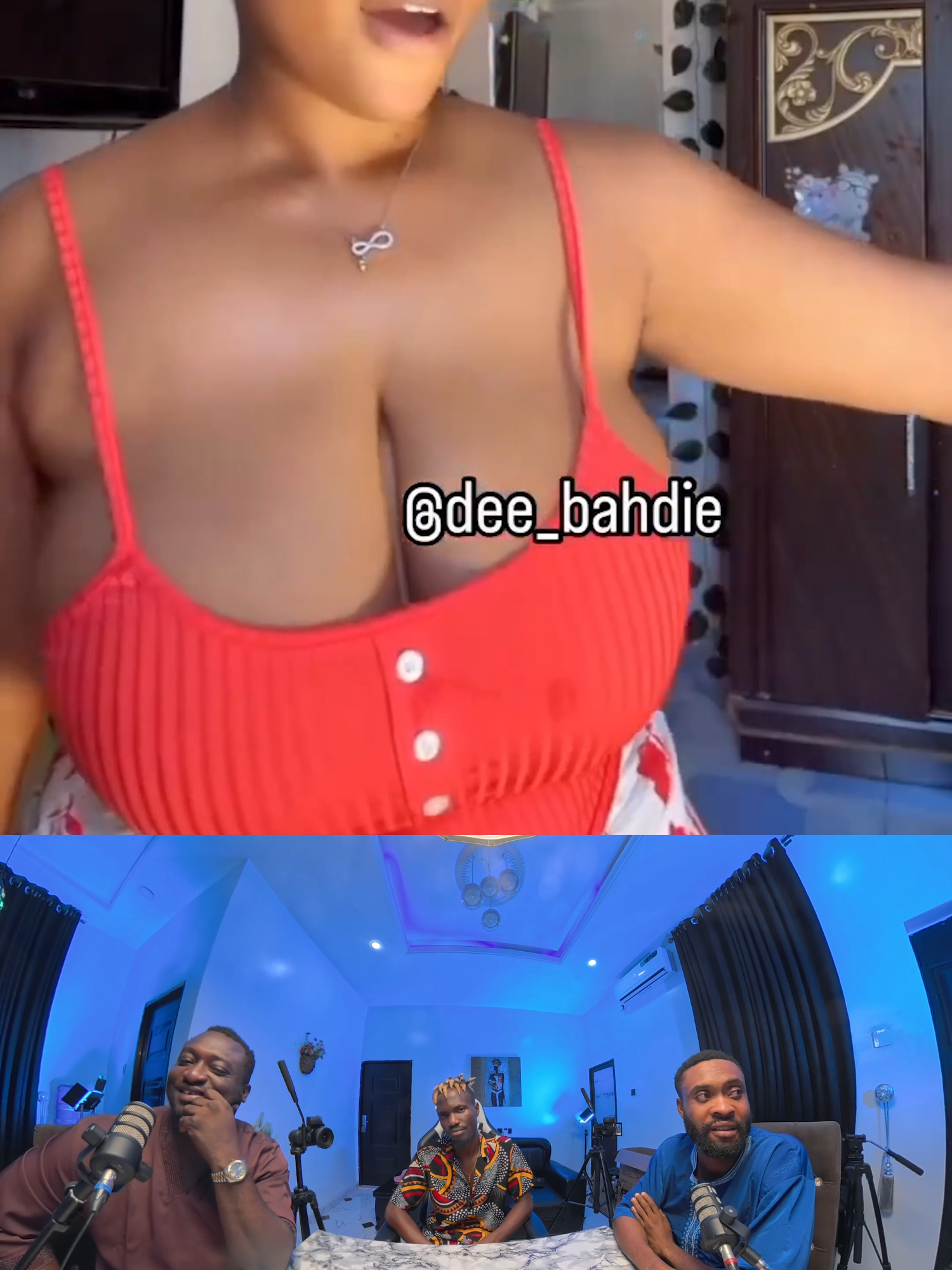 Some girls with their Basket Mouth😒