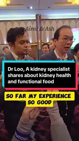 Dr Loo, A kidney specialist shares about kidney health and functional food produced by BE International. We strive, healing belongs to God. So let's try functional food at BE nternational, there is no doubt about it.  #functionalfood #BEinternational  #livcore #shiruto #spirulina #zencoso  #befil #liverhealth #fattyliver #kidney #buahpinggang #pakarbuahpinggang #pakar #doktorpakar #kidneyspecialist #drLoo #ikhtiarsihat
