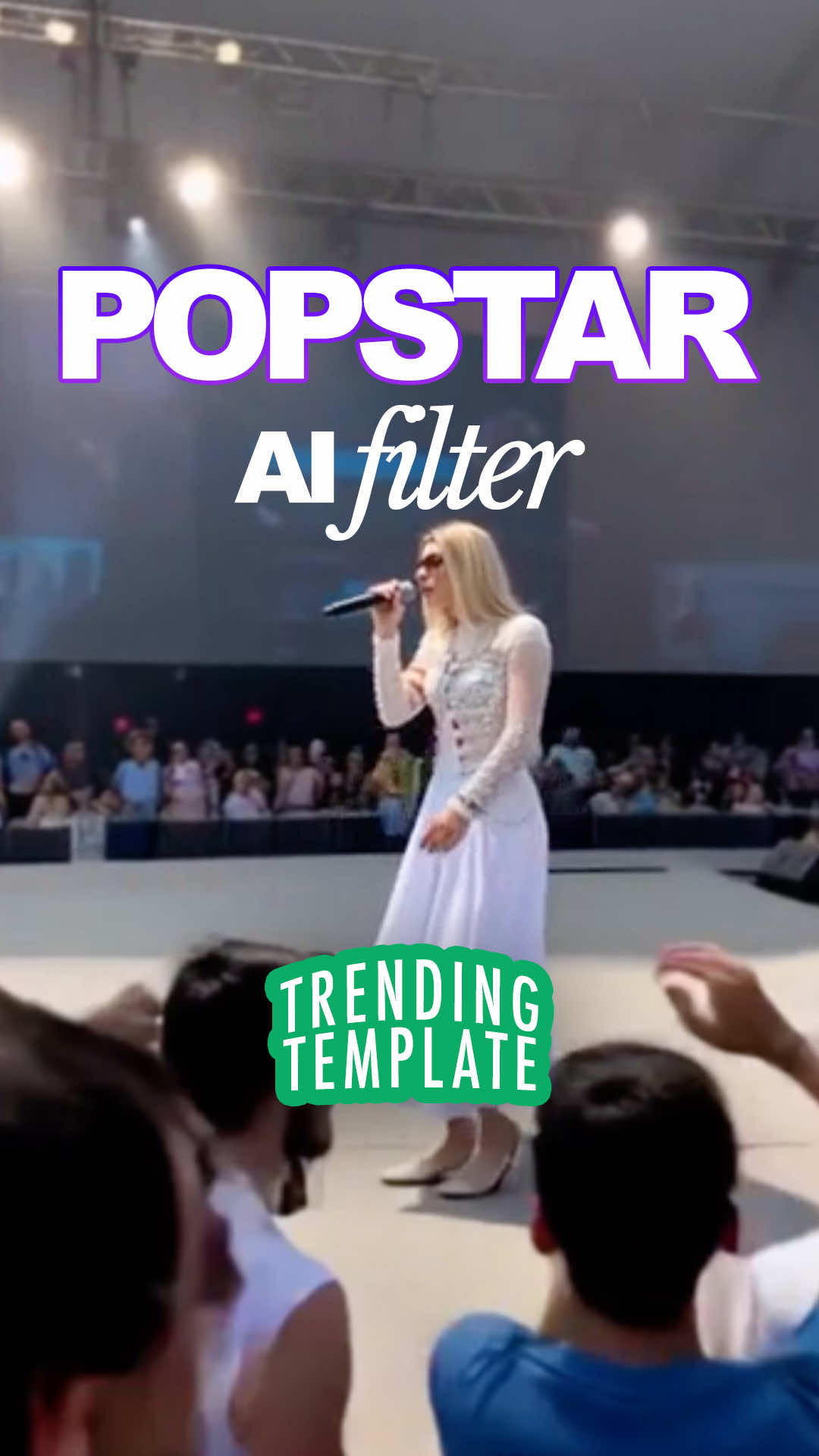Ready to live out your popstar dreams? Upload your favorite pic and let CapCut’s AI Popstar Filter turn it into a full on-stage moment: mic, lights, crowd, and all. Your AI concert is loading... what’s your opening song? Drop it below and tap the anchor to try it out. 🎤