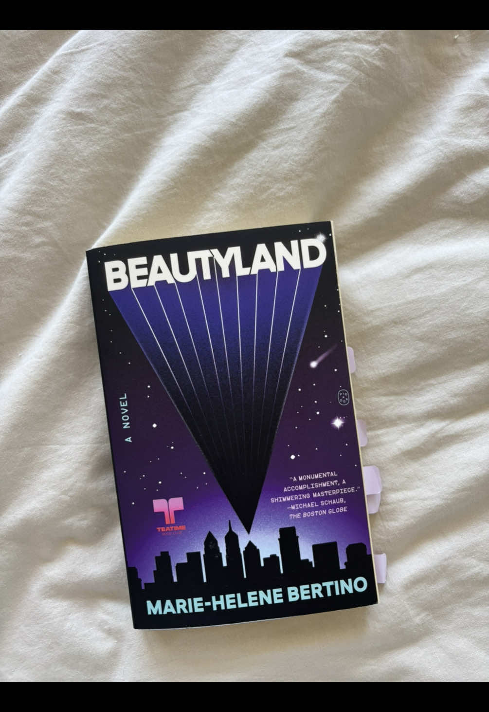 My first book review is for Beautyland by Marie-Helene Bertino 💜 - a 5 star masterpiece about grief, love, life, friendship, and what it means to be human. ⭐️⭐️⭐️⭐️⭐️ #BookTok #tbr #bookrecommendations #beautyland #bookreview 