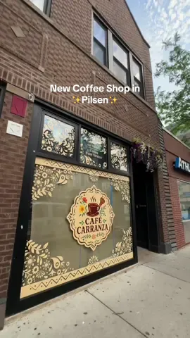 Newest coffee shop in Pilsen! ☕️💫 We are so excited for this journey, make sure to stop by.  1641 W 18th St, Chicago, IL 60608 #cafe #cafecito #pilsen #chicagocoffee #coffeeshops #fyp #cafecarranza 