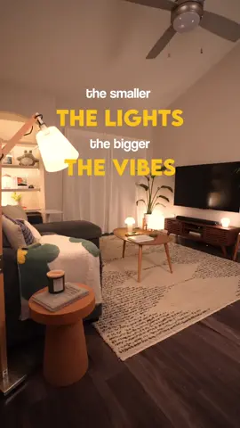 smaller lights = cozy vibes ☺️ - - inspo: @goodeyesthetics  - - - - #cozy #Home #lighting 