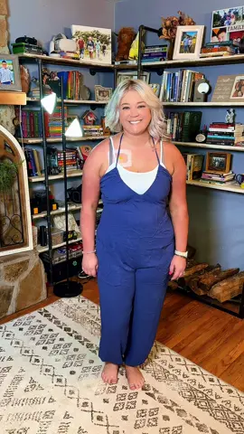 🔥 When comfort meets effortless style… This CUPSHE plunge halter jumpsuit is the ultimate go-to for laid-back days, beach strolls, or casual date nights. ✔️ Soft knit fabric that flows and flatters ✔️ Plunge neckline adds a touch of bold confidence ✔️ Cinched waist & pleated legs for a figure-hugging yet relaxed silhouette ✔️ Handy side pockets (because yes, we need them) ✔️ Maxi jogger cut blends elegance with chill vibes Whether you’re dressing it up with heels or keeping it comfy with sandals—this one-piece wonder is an easy win for your wardrobe. 🛍️ Tap to grab it while it’s still in stock! #CupsheStyle #WomenJumpsuit #ComfyChic #OnePieceOutfit #EverydayFashion 
