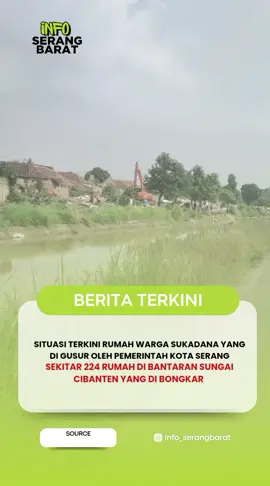 situasi pasca gusuran rumah warga di sukadana kasemen, kota serang. #fyp #lewatberanda #foryoupage 