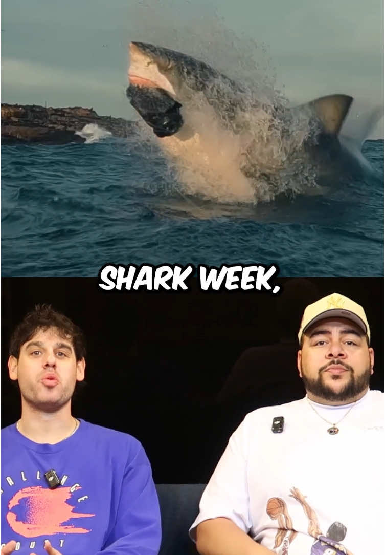 #SHARKWEEK IS BACK STOOPID 