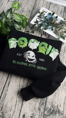 This is the sign for you wearing this sweatshirt to go to Oogie Boogie Bash 2025 🎃👻✨🪩 #nightmarebeforechristmas #oogieboogiebash #oogieboogie #halloween #boogie  #halloweenmovie