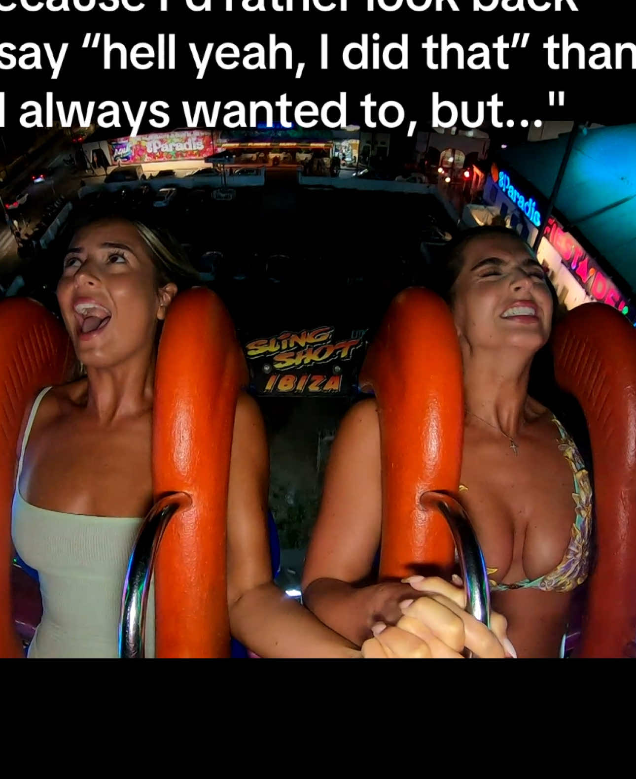 Living life with no regrets  @Diana Lapo @slingshotibiza 