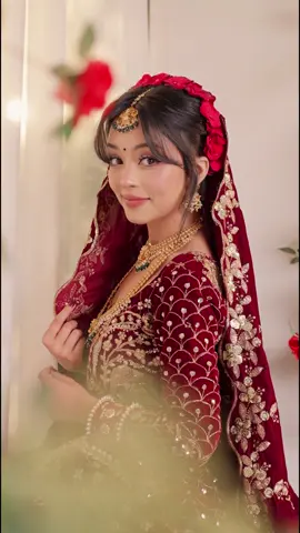 drop some red hearts 🌹❤️🌚 instagram- simpal_kharel 💋 #fyp #foryou #foryoupage #tiktoktraditions #simpalkharel #trending #trend #fypシ #bridal 