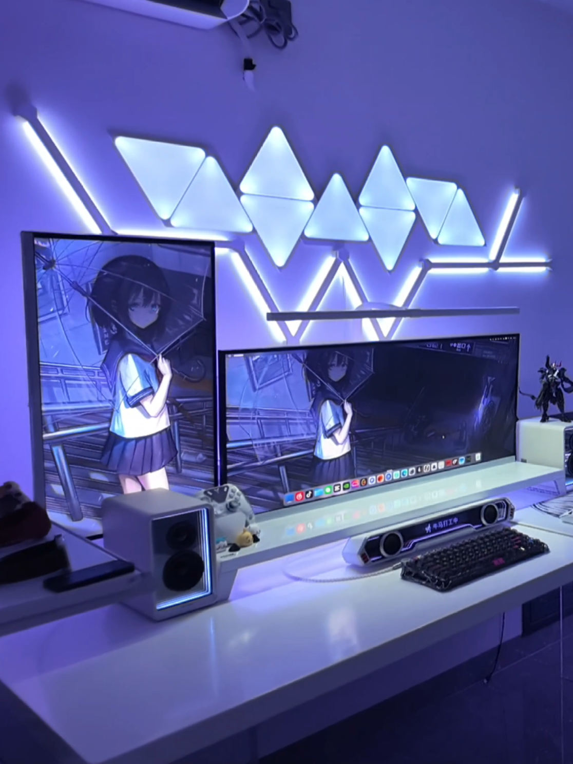 Tổng thiệt hại ? #setupbanlamviec #decorroom #goclamviec #deskdecor #GamingSetup #setuppc #animewallpaper #phònggame #pcgaming 