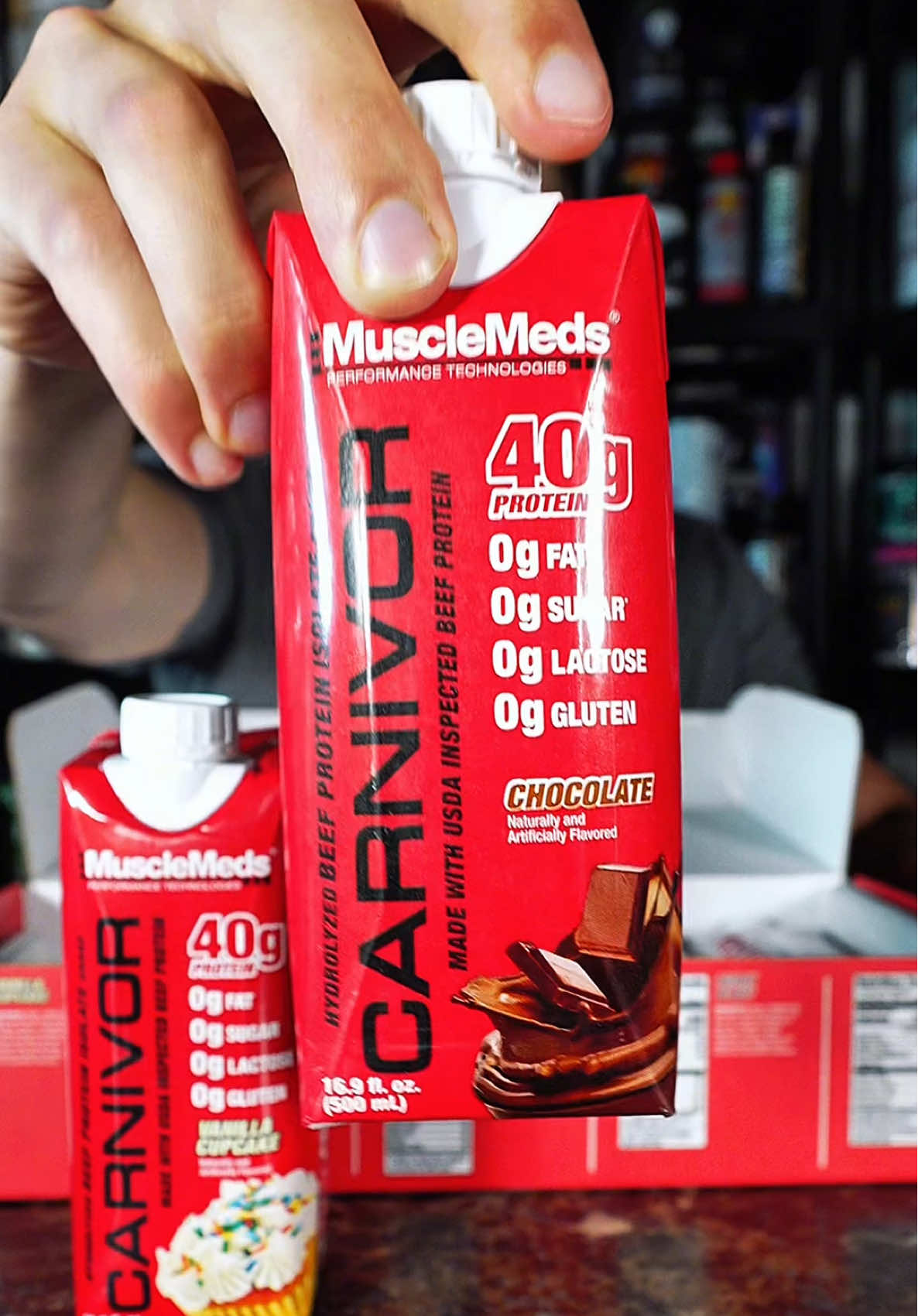 Beef isolate protein?! #fit #healthy #legend #protein #lifting 