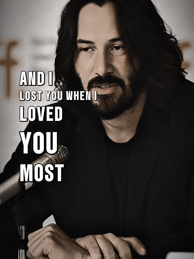I lost you when I loved you most. Emotional speech of 2025 by Keanu Reeves. #keanureevesmotivation #selfconfidence #lifelessons #Love #womenlove #hardwork #success #mindset #realtionship #inspiration #LifeAdvice 