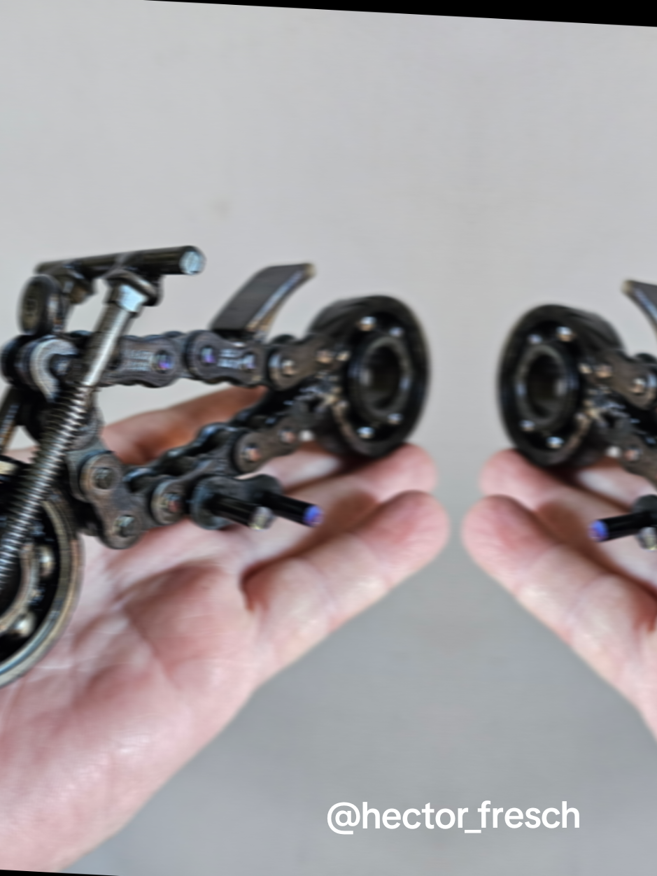 Arte en metal reciclado 