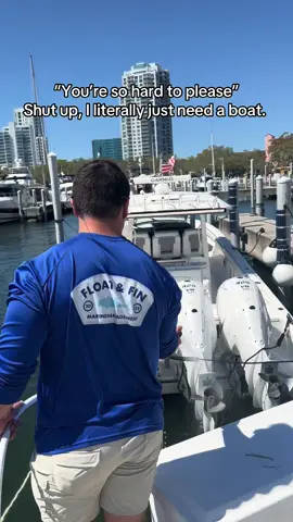 Trust me, I’m not that hard to please  Do you or someone you know need help with their boat? Want to buy or sell? Give us a call! #florida #boat #fyp #foryoupage #explore #explorepage #viral #boating #boatlife #water #saltlife #stpete #tampa #clearwater #inshore #offshore #fish #fishing #boatday  