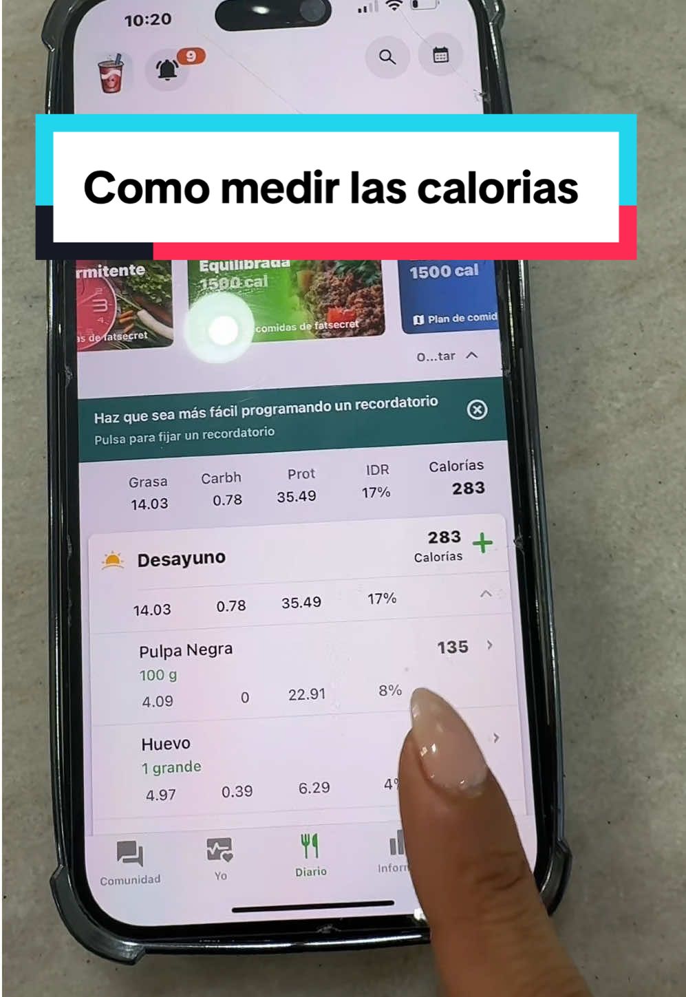 #comocalcularcalorias #motivational #comida 