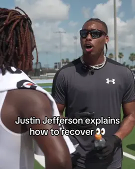 Ppl be forgetting how important recovery is 👀 LINK IN BIO FOR THE FULL VIDEO 🍿 @Under Armour US @uanext #justinjefferson #recovery #nfl #football #vikings 