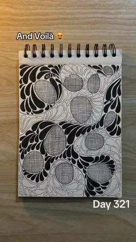 Day 321 of Squiggly doodle tutorial 😻  . . . #doodlewithnadia #fyp #foryou #doodle #drawing #tutorial #321  #entangle #writewithnadia #blobs #abstract #art #abstract #circle #easyideas #creativeart #blob #wobbles #ovals #W Doodle with Nadia | zentangle doodle I creative art | doodle tutorial