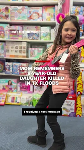 Lindsey McLeod McCrory's 8-year-old daughter, Blakely, was attending Camp Mystic when she was killed in the devastating floods that hit Central Texas. McCrory remembers her daughter in an interview with @pamelabrowncnn 