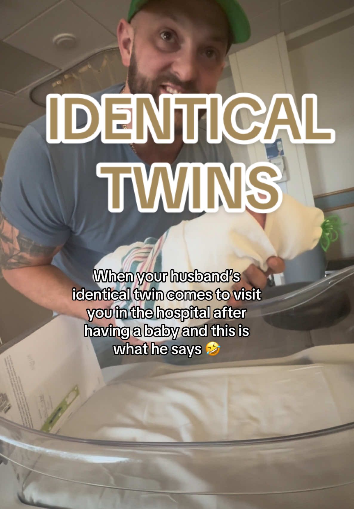 I just found this in my drafts. I cant believe he said that 🤣 the uncomfortable silence @uncledaddymac #identicaltwins #pregnancy #newborn #family #motherhood #uncledaddy #mcaloonfamily 