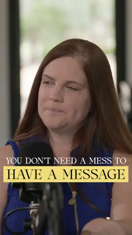 Your message doesn’t have to come from pain. You don’t need a rock-bottom story to be worth listening to. @tamarathompsonofficial #fyp #tiktokpodcast
