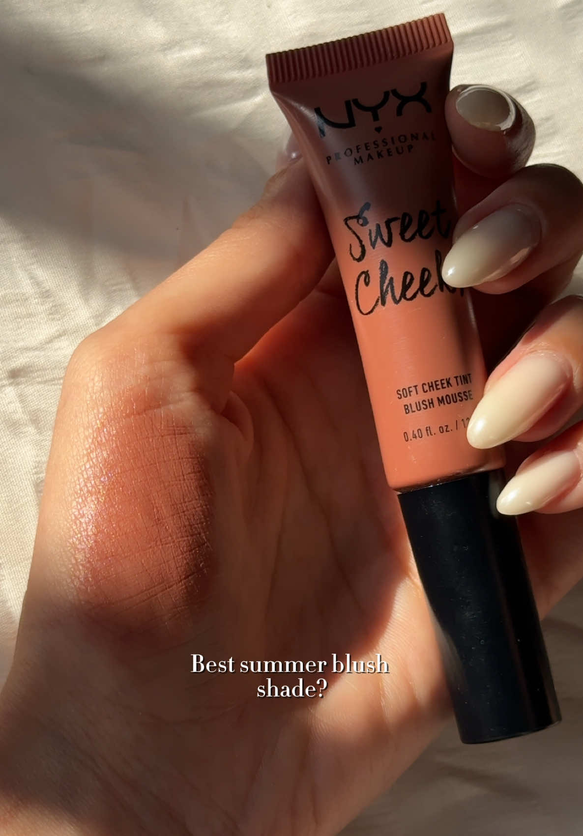 Sweet Cheeks Soft Cheek Tint Blush - Nude Tude from @nyxcosmetics_uk 👌🏼 #blush #nyxcosmetics #nyx #makeup #fyp 