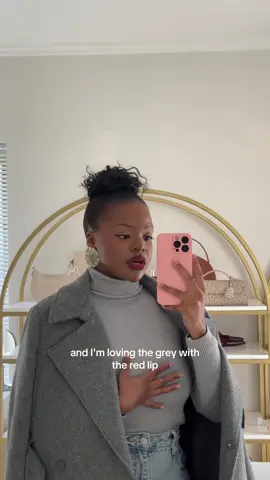 Omg it felt so good to get dressed and go out 🥹❤️ I attended the launch of BellaZuri, they are now officially in South Africa ✨ Outfit details: Coat: H&M via @Superbalist Turtleneck, jeans and heels: Shein Bag: Zara  Lipstick: Black Opel Via @Bash  Earrings: AliExpress 