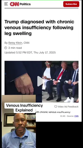 Medwin Clinicians  Did You Know!!! Medicine: Beyond the Basics.  Venous Insufficiency Explained  Did you know that your legs have a secret superhero system? It's called venous circulation, and when it's not working properly, you might be dealing with venous insufficiency.  Let's dive into this often-overlooked condition that affects millions. Imagine your veins as a complex network of one-way streets, all leading back to your heart. In healthy circulation, tiny valves in your veins act like traffic cops, ensuring blood flows in the right direction.  But what happens when these valves start slacking on the job? Blood begins to pool in your legs, causing a range of symptoms. You might notice swelling, aching, or a heavy feeling in your legs, especially after standing for long periods.  Some people develop varicose veins - those twisted, bulging blood vessels that are more than just a cosmetic concern. In severe cases, you could even see changes in your skin color or texture, and wounds that are slow to heal.  So, who's at risk? If you're over 50, pregnant, overweight, or spend a lot of time on your feet, you're more likely to develop venous insufficiency. But don't worry, there are ways to improve your vein health.  Regular exercise, elevating your legs, and wearing compression stockings can all help. In some cases, medical treatments like sclerotherapy or laser therapy might be necessary. Remember, your legs work hard for you every day. By understanding venous insufficiency, you can take steps to keep your internal superhero system running smoothly.  This is Dr Edwin, If you have any questions or concerns, feel free to leave them in the comments below. Don’t forget to like, follow and share this video with anyone who may find it useful.  ———————————————————————— 🏡 4850 W oakland park blvd, Ste 224. Ft Lauderdale FL 33313 🏡 175 SW 7th St, Ste 1511. Miami FL 33130 🚪 Open M-F 8:30am-4:30pm ☎️ 954-835-5863 📧 Medwinfl@Medwinclinicians.com ———————————————————————— . . . #medicine #beyondthebasics #dredwin #MedicineBeyondTheBasics #us #uspresident #cnn #cnnnews #trump #trumpsupporters #swollen #swollenfeet #humanbody #varicoseveins #veins #edema #swelling #valve #artery #veinscheck #veinschallenge #varicosetreatment #varicoseveintreatment #spiderveinstreatment #spiderveinsremoval #spiderveins  #doctorassessment #doctor #miami #ftlauderdale  #fortlauderdale  #medwinclinicians