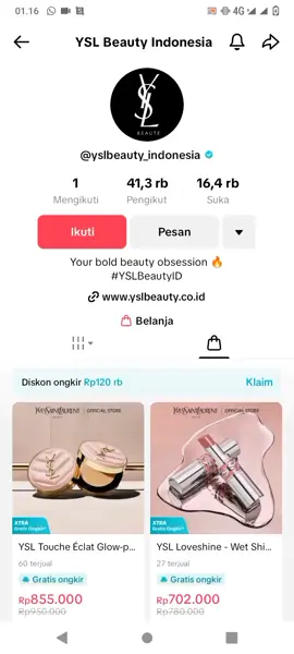 YSL udah di keranjang kuning bgt nih? #fyp #masukberandafyp #ysl 