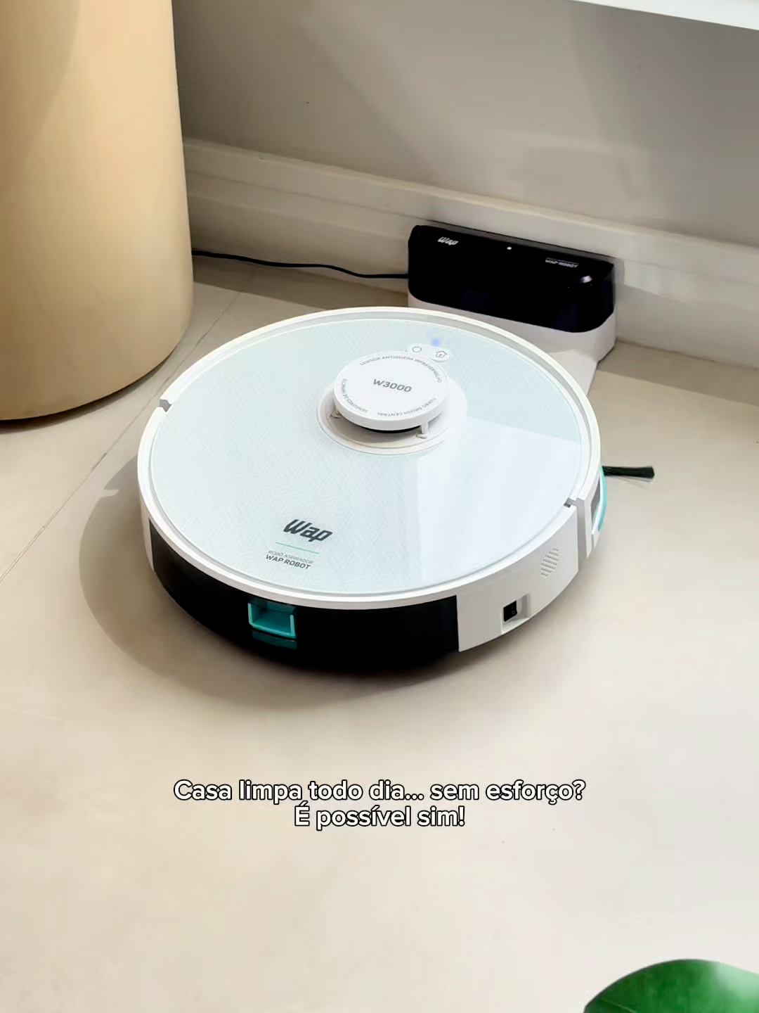 Personalize a limpeza da sua casa com o Robô Aspirador WAP ROBOT W3000 😍