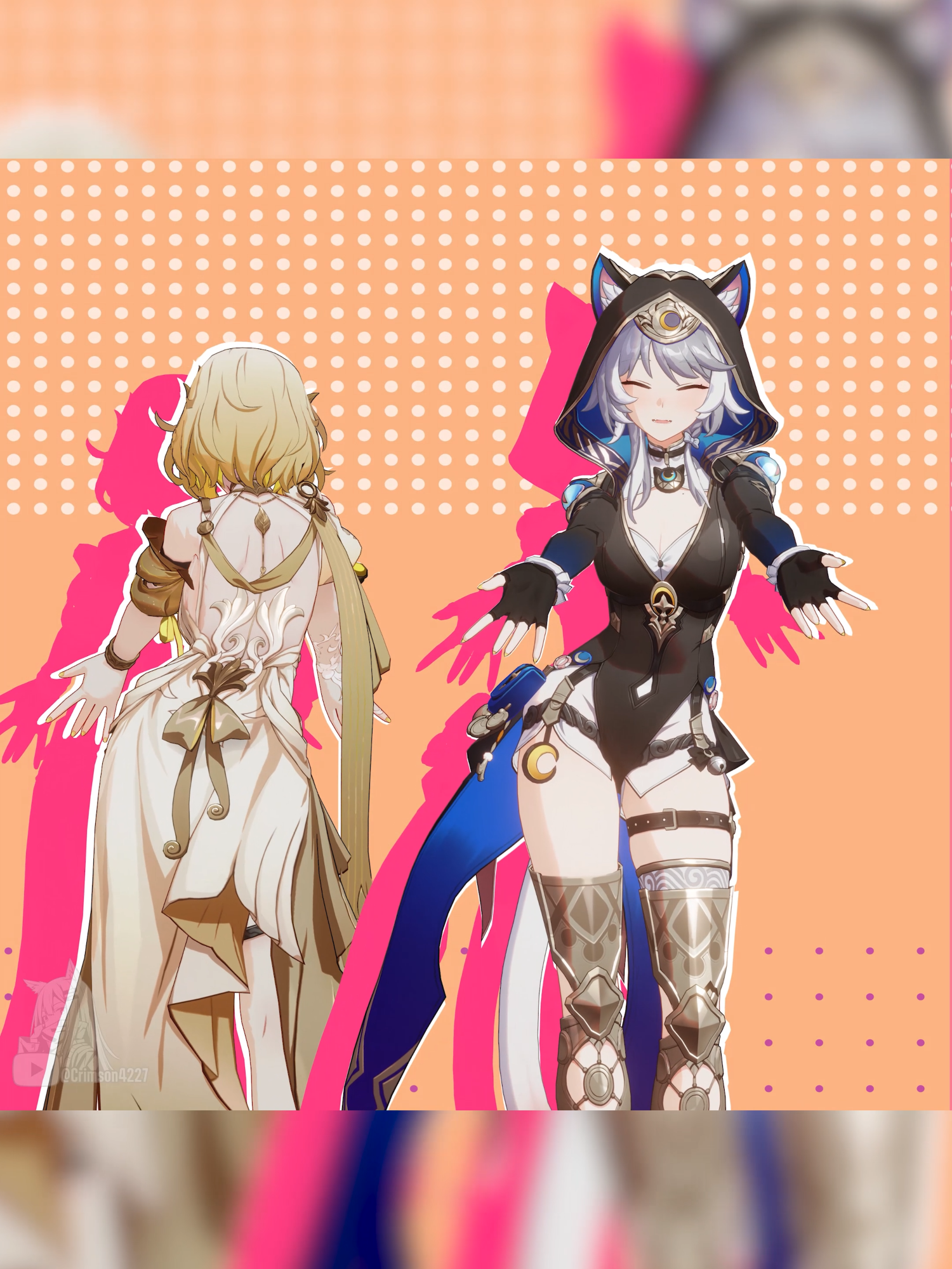 Aglaea + Cipher / A Girl Like Me【Honkai Star Rail MMD】 Credit:  - Song: Girl Like Me · Hot Black Eyed Peas · Shaira K  - Model: Aglaea + Cipher- miHoYo  - Motion: @Suka_g    - Scene: miHoYo  - Shader: 小二今天吃啥啊  - Software: Blender, Premiere Pro #Aglaea #Cipher  #HonkaiStarRail #hsrcreators #HSRxFate #hsrfanart #mmd #shorts #hsrtrailer