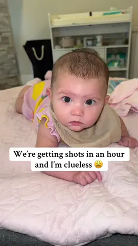 4 month shots 💔 #babyshots