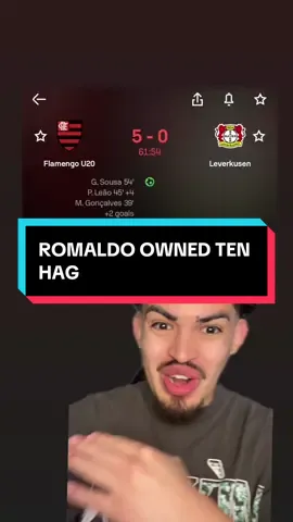 Ten Hag Leverkusen Ronaldo #ronaldo #Soccer #manchesterunited 