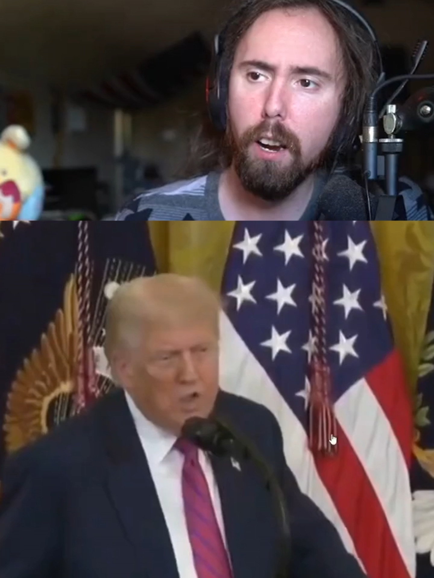 Most humble president #asmongold #asmongoldreacts #twitch #kick