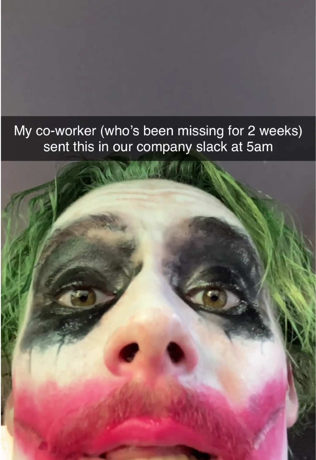 He seems to be doing well #joker #coworker #cringe #comedy #foryou 