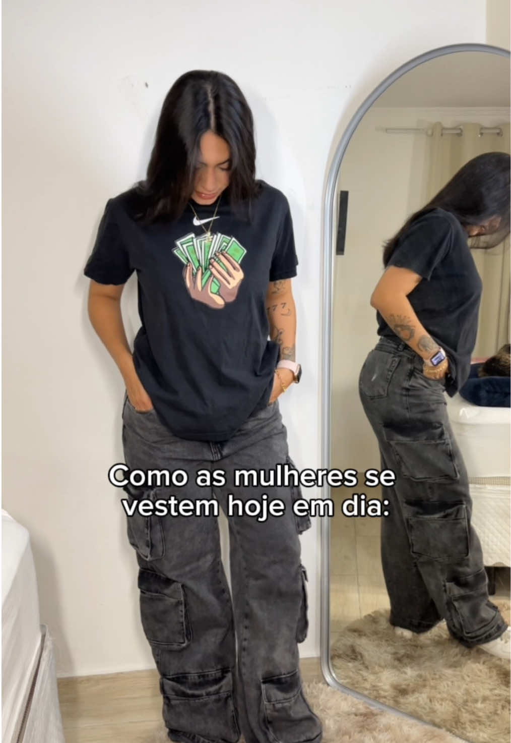 Depois que você começa a usar roupa larga nunca mais quer usar roupa justa kkkk