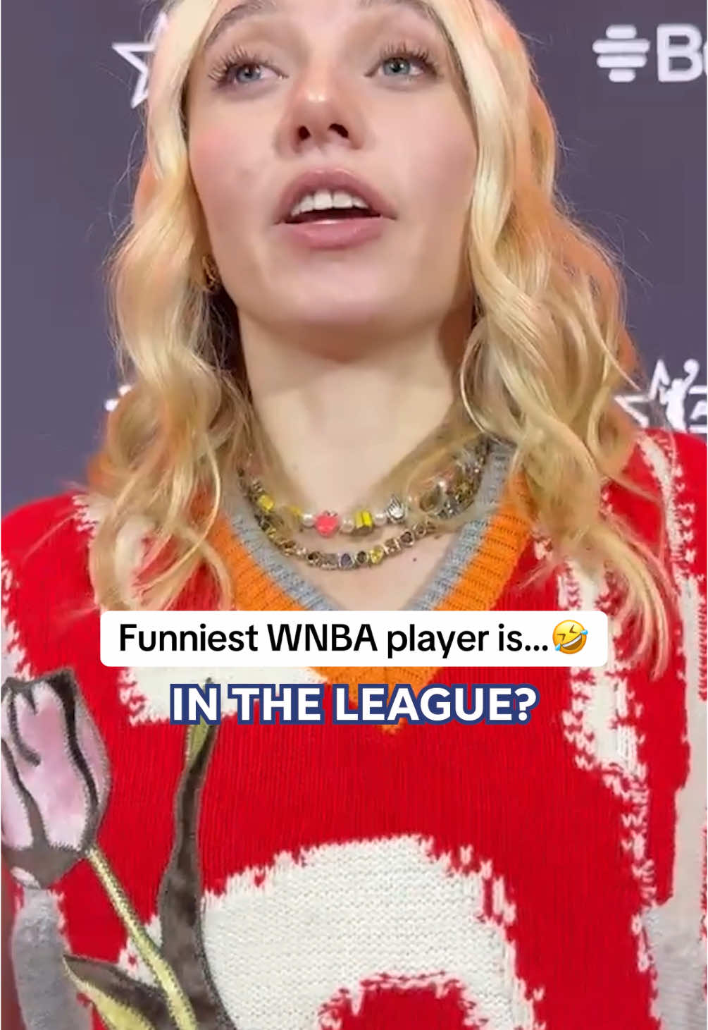 Between the Studbudz and Sydney Colson … who’s funnier?! 😂 #sportsseriously #WNBA #wbb #womensbasketball #wnbaallstar #allstar #allstarweekend #paigebueckers #napheesacollier #rickeajackson #angelreese #studbudz #sydneycolson 
