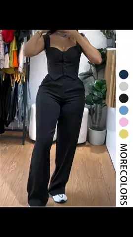 #femme #pourtoi #tendance #Summer #elegant un ensemble élégant composé de 2 pièces  très tendance  disponible en de nombreuses couleurs 