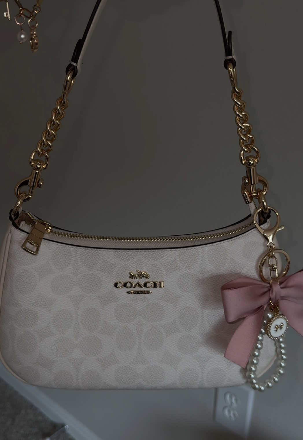 she’s beautiful @Coach #fyp #coachpurse #coach #terishoulderbag #handbag 